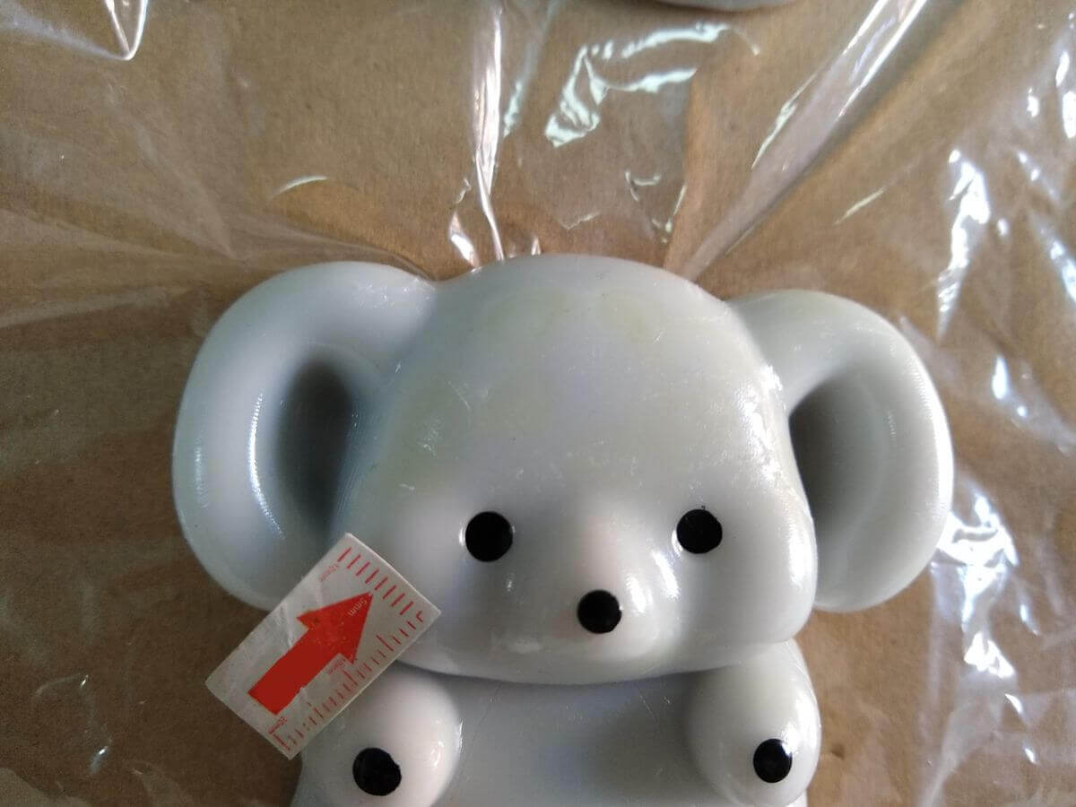Color Bleeding on Sticky TPR Koala - Squishy Toy inspection case