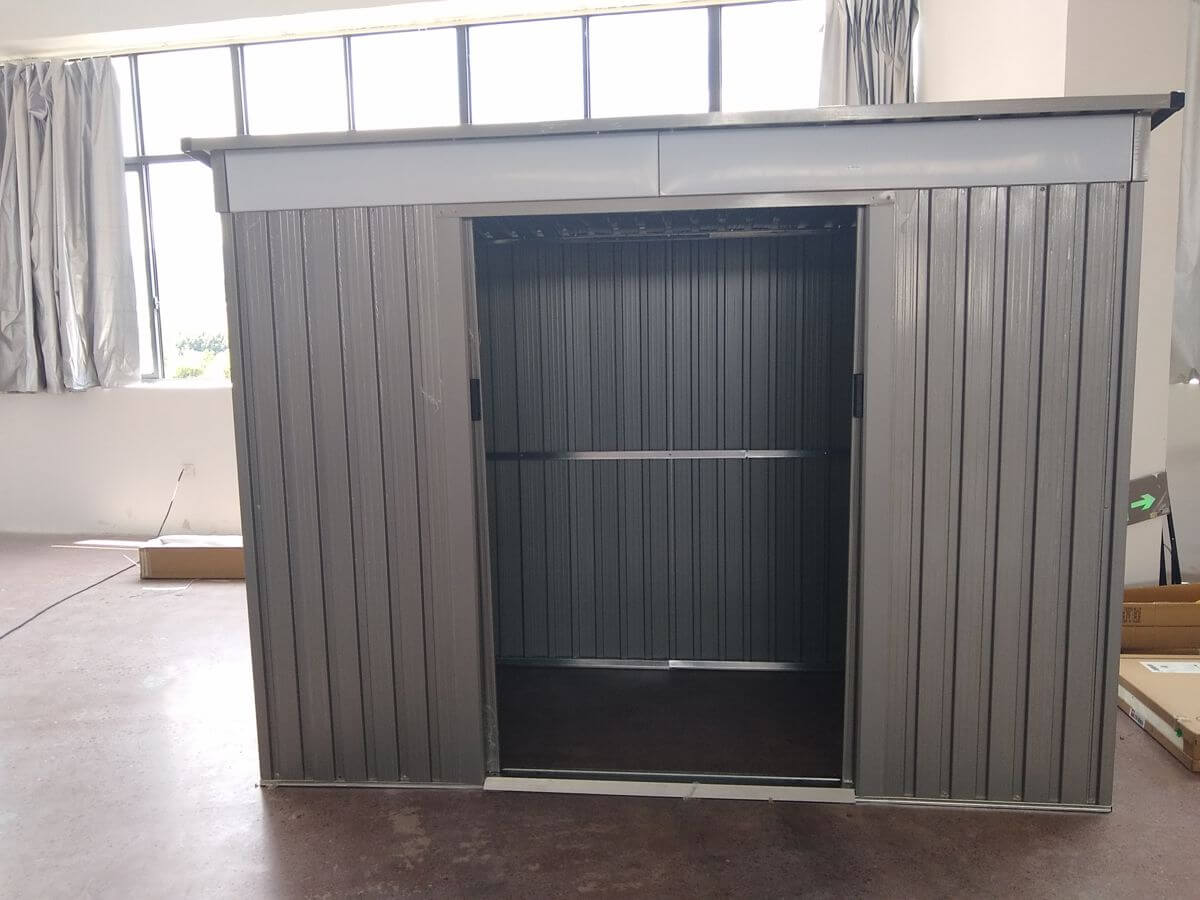 Garden metal shed - overall view 3