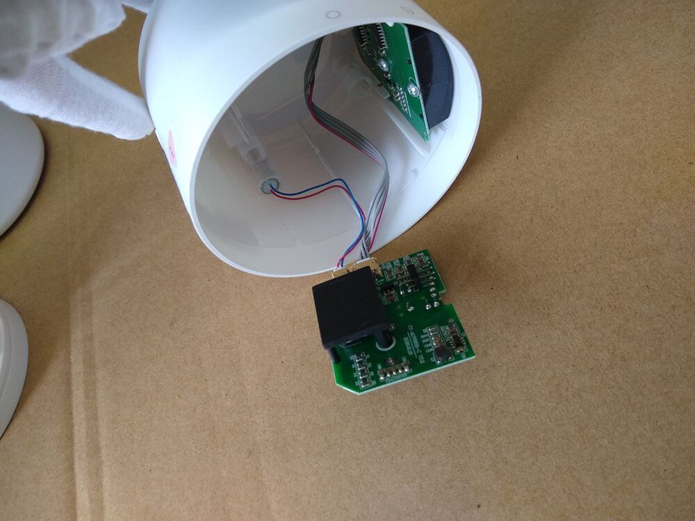 IC board — top view, showing clean solder joints and component layout