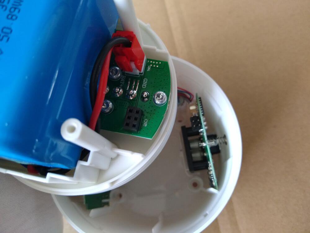 Internal overview — all electronic components visible after full disassembly