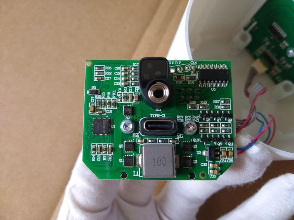All components laid out — complete bill of materials visual verification