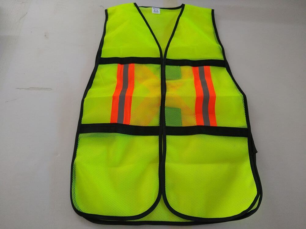 Safety vest - overall view of samples from the batch