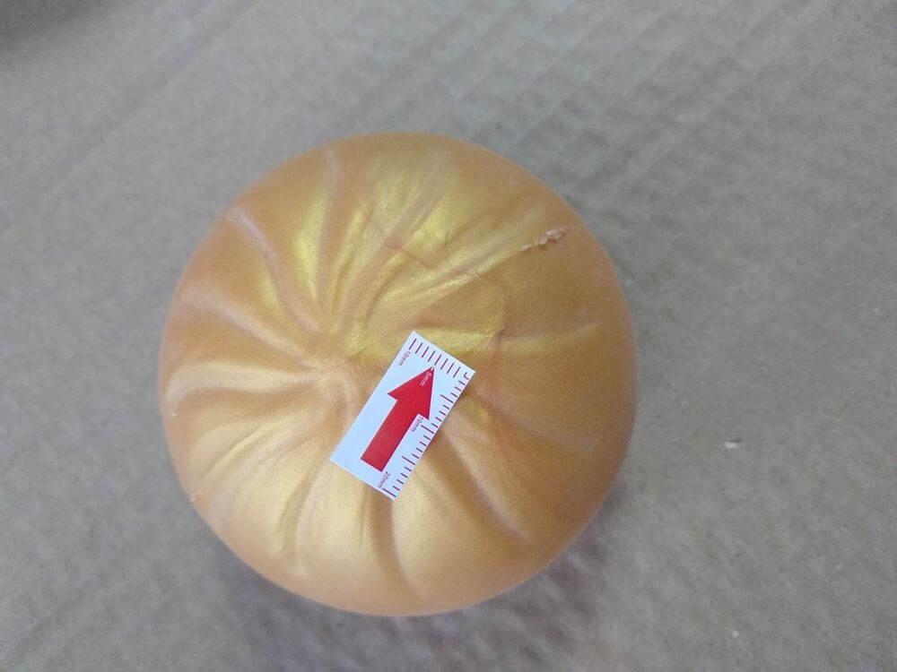 Close-up of surface defect