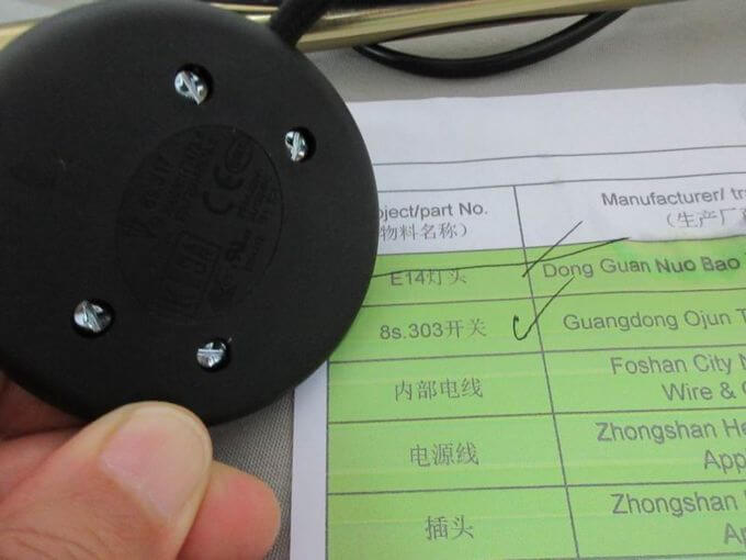 Electrical inspection in China: switch component teardown verification against CDF