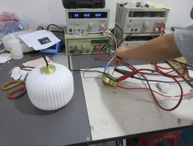 Electrical inspection in China: earth continuity resistance measurement reading