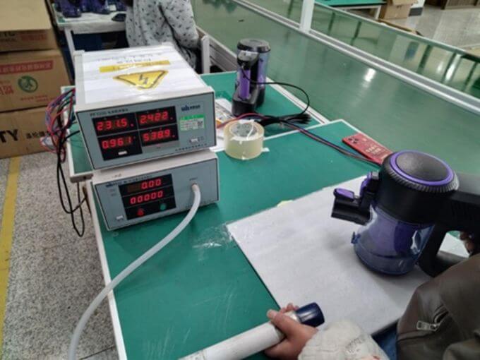 Electrical inspection in China: power consumption measurement at rated voltage