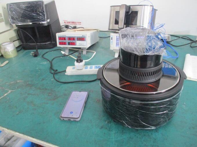Electrical inspection in China: rated load verification test on appliance