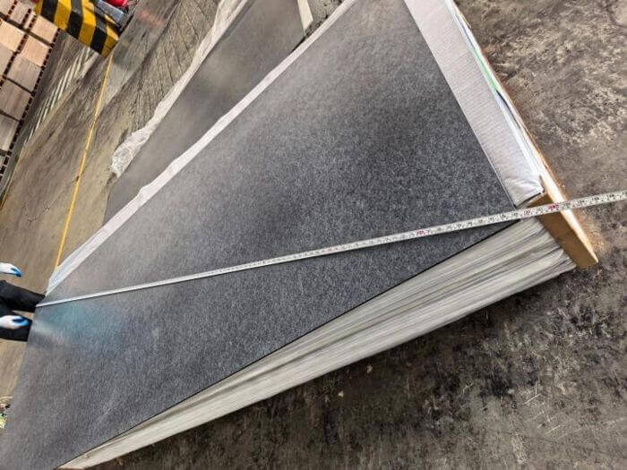 Building materials inspection in China: marble slab diagonal comparison measurement