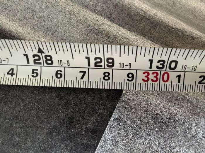 Building materials inspection in China: marble slab opposing diagonal reading for squareness verification