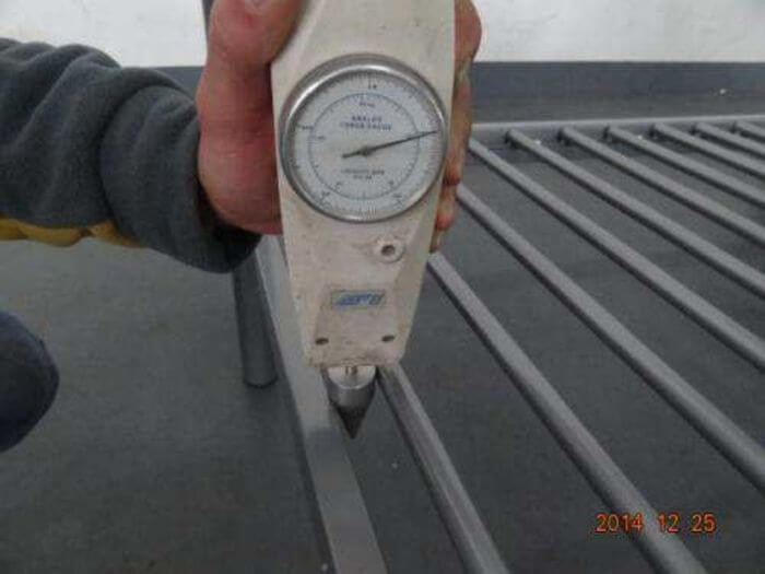 Furniture inspection in China: entrapment gap measurement on children's furniture