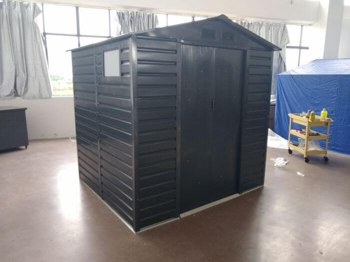 Garden & outdoor inspection in China: appearance check on assembled garden shed