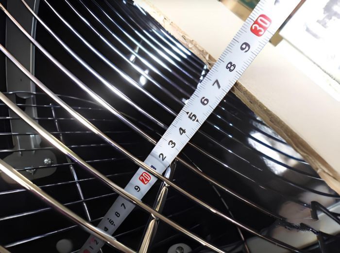 Garden & outdoor inspection in China: fuel compartment depth check on BBQ grill