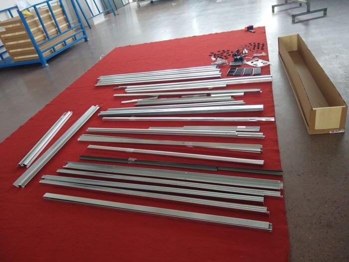 Garden & outdoor inspection in China: shed product after drop test