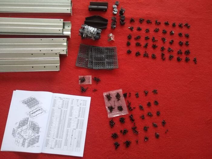 Garden & outdoor inspection in China: flat-pack hardware kit quantity check