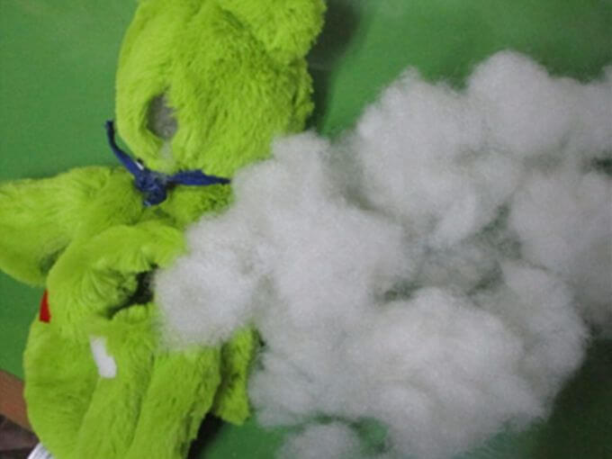 Toy inspection in China: plush toy filling material hygiene check