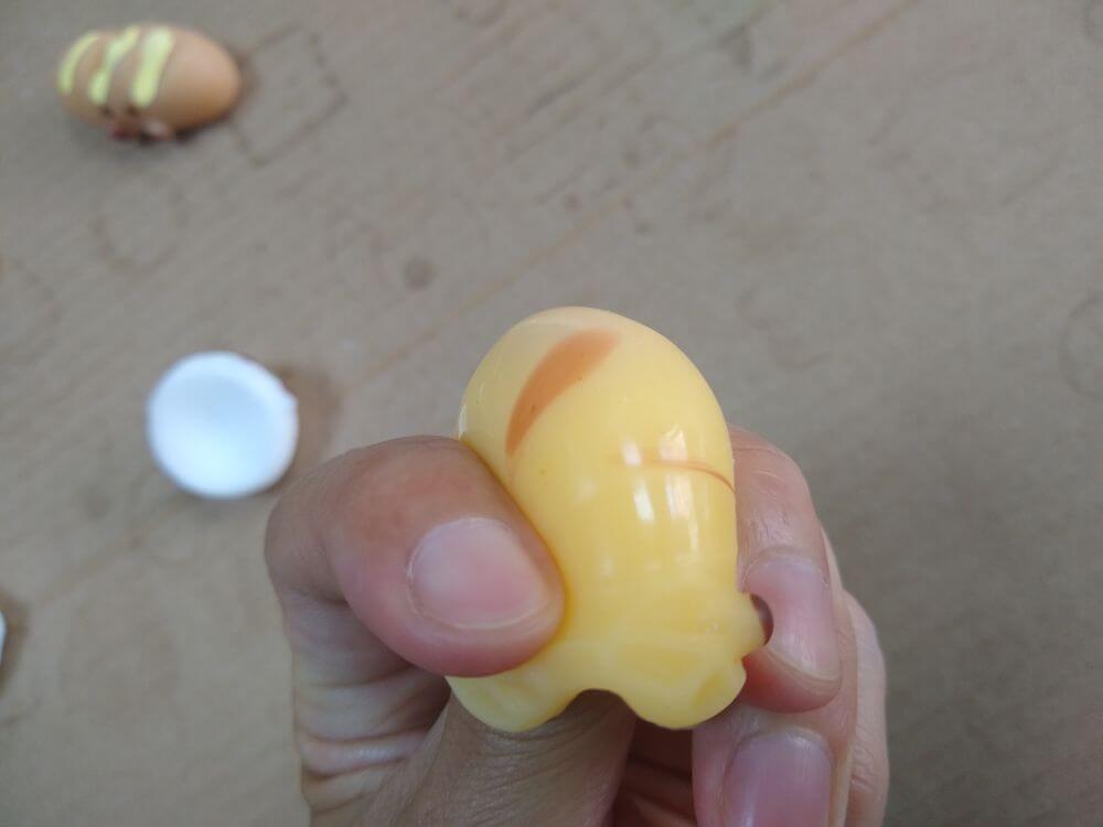 TPR Squishy Dango — side angle with packaging