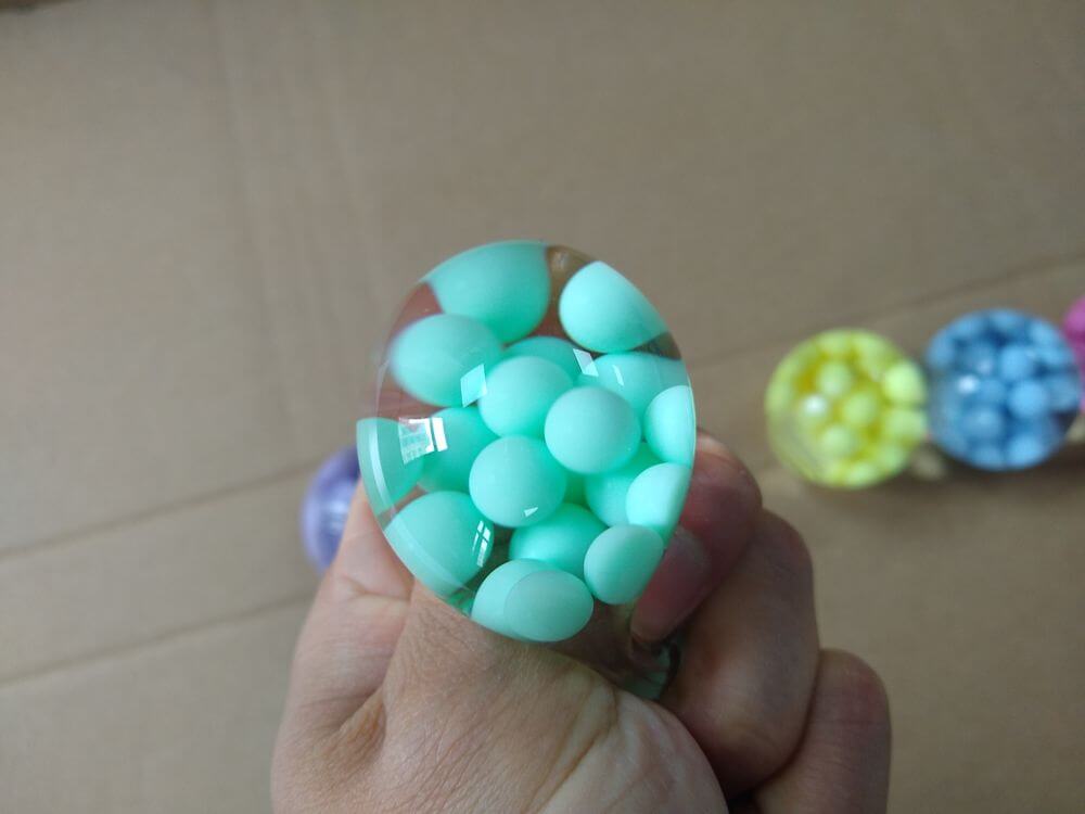 TPR Water Ball — cap seal inspection angle
