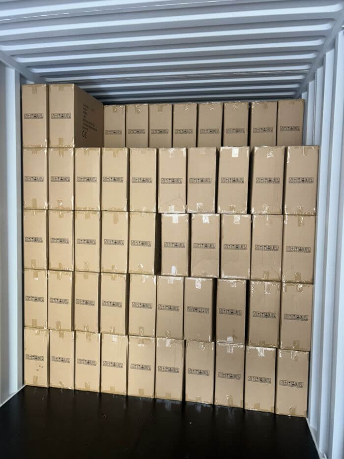 Container loading supervision: loading progress at one quarter