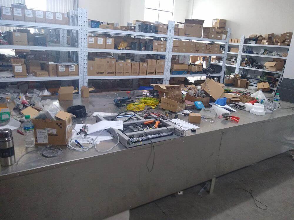 R&D testing equipment — basic tools only