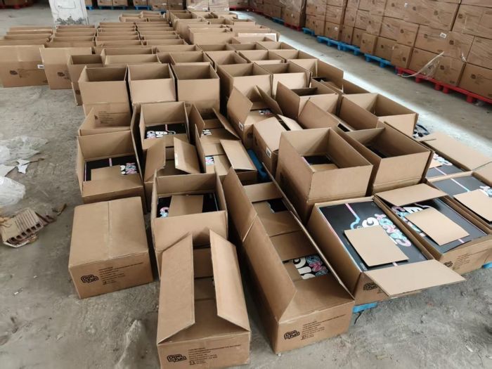 Full inspection in China: cartons opened for 100% piece-by-piece checking
