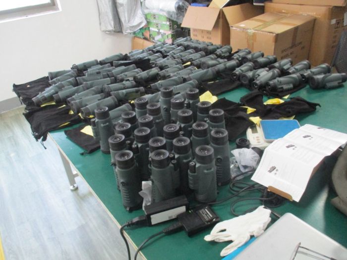 Full inspection in China: goods awaiting unit-by-unit examination before packing
